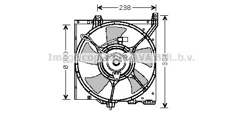 AVA QUALITY COOLING Ventilators, Motora dzesēšanas sistēma DN7504